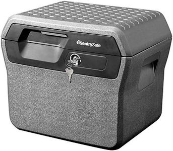 SentrySafe Fireproof and Waterproof Safe Box with Key Lock, File Safe with Carrying Handle for Documents, 0.66 Cubic Feet, 14.1 x 16.6 x 13.8 Inches, FHW40100