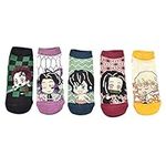 MXDFAFA Anime Ankle Socks, 5 Pairs 