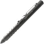 GPCA - GP 1945 Bolt Action Pen PRO, Smart Alternative to a Pen Light, EDC Pen Multitool with Rescue Whistle and Glass Breaker, Survival Gear for Camping and Self Defense, Titanium, Dark