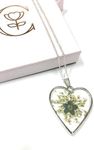 Handmade Forget Me Not and Queen An