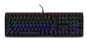 Cherry MX Board 3.0 S Wired Gamer Mechanical Keyboard with Aluminum Housing - MX Brown Switches (Slight Clicky) for Gaming and Office - Customizable RGB Backlighting - Full Size - Black