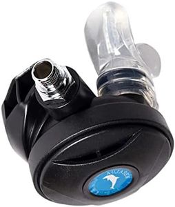 Scuba Diving Regulator Dive Regulator with Mouthpiece Brass Connector Underwater Scuba Diving Regulator Dive Equipment, Black