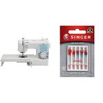 Brother Sewing and Quilting Machine, XR3774, 37 Built-in Stitches, Wide Table & Singer 4790 10-Pack Regular Point Machine Needles Assorted, 4 Size 80/11, 4 Size 90/14 and 2 Size 100/16