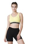 Van Heusen Proactive Women Sports Bra - Cotton Elastane - Anti Bacterial, Wireless, Non Padded, Full Coverage, Light Impact