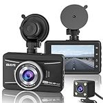 IBAYE Dash Cam Front and Rear, 1080P Full HD Dual Dashcam In Car Dual Dashboard Camera 170°Wide Angle HDR with 3.0" LCD Display Night Vision, Motion Detection, Parking Monitor, G-sensor