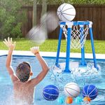 HYES Pool Basketball Hoop Poolside,