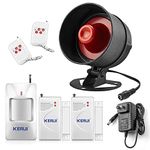 KERUI Standalone Home Office & Shop Security Alarm System Kit, Simplest and Easiest setting Home Burglar Sensor Easy Alarm System