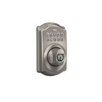 SCHLAGE BE365 CAM 619 Camelot Satin Nickel Keypad Deadbolt