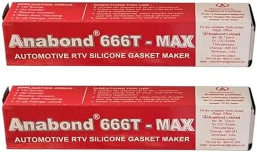 B.K.Jagan and Co Implemental Anabond 666T-Max | Automotive Rtv Silicone Gasket Maker(Pack Of 2) (25G)