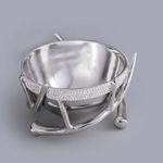 GIBOX Antler Champagne Chiller Bucket | Aluminium Wine Coolers for Home Freestanding | Wine Bottle Cooler for Home | Luxury Bar Accessory for Home Decor | Beer Bottle Chiller | Small Wine Cooler