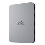 LaCie Mobile Drive Moon 5TB, External Hard Drive Portable, USB-C 3.2, PC Mac iPad & iPhone, Data Rescue Services (STLP5000400)