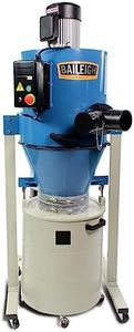 Baileigh 2-HP Cyclone Dust Collector, 220V 1PH, 1,450 CFM, 1-Micron (DC-1450C)