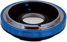 Fotodiox Pro Lens Mount Adapter Compatible with Canon FD & FL 35mm SLR Lens to Canon EOS (EF, EF-S) Mount D/SLR Camera Body - with Gen10 Focus Confirmation Chip and Built-in Aperture Control Dial