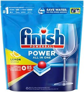 Finish Power All In One Lemon Dishwasher Tablets, 85 Tablets