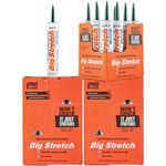 Sashco 10024 10.5oz Sashco Sealants Pine Green Big Stretch Water Based Caulk and Seal, 10.5-Ounce
