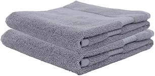 Alpine Swiss 100% Cotton Towel Set 2 Piece Soft and Absorbent 500 GSM Bath Towels 30" x 55" Gray