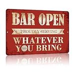 Yniaun Decor Vintage Bar Sign Decor