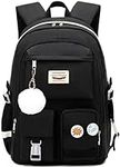 Classic Diamond School Backpack for