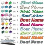 Boat Name Decal Custom Hull Graphic
