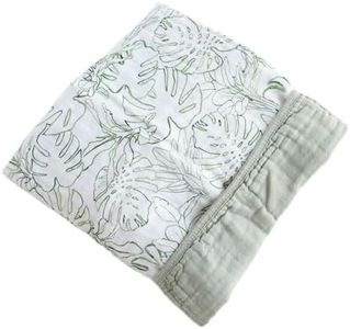RED ROVR Organic Cotton Muslin Baby Blanket – 100% Cotton – Lightweight & Breathable – 30" x 40" Toddler Blanket – Soft Multi-Layer Muslin Quilt – Ideal for Crib, Stroller, Nursery & Travel