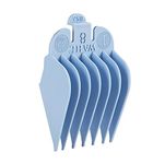 Wahl Professional Color Coded Comb Attachment #3150-1253 – Light Blue #8 – 1" (25mm) – Great for Professional Stylists and Barbers