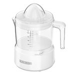 BLACK+DECKER 32oz Citrus Juicer, White, CJ650W