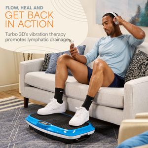 LifePro Turbo 3D Vibration Plate – Blue Fitness Platform