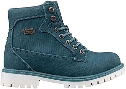 Lugz | Mantle Hi Womens Boots | Slip Resistant Womens Fall Boots | Everyday Women Footwear, Winter Teal/Whisper White, 9 M US