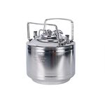 YaeBrew Stainless Steel 1.6 Gallon Mini Ball Lock Keg System for Small Batch Homebrewing Beer Brewing Strap Handle (6L)