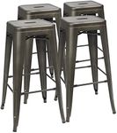 Furmax 30 Inches Metal Bar Stools B