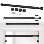 Econofitness Foam-Covered Chinning & Sit-up Bar - Fit Doorways up to 36", Adjustable, Easy Installation, Holds Up to 220 lbs, Great for Chin-Ups, Pull-Ups and Tricep Dips to Target Arms, Shoulders, Chest, Back and Abs.