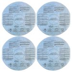 Shop Vac 90107 Dry Filter, 4 Dry Filter Disc Bags with 4 Retaining Bands, 90137 Paper Disc Filter for Most Shop Vac Vacuum Cleaners