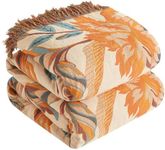 Boho Throw Blanket for Bed 60”x80”,