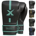 Xn8 Boxing Gloves Supra Leather For Training Punching Sparring MMA Fighting Muay Thai Kickboxing Martial Arts for Men and Women with Ventilated Palm in 8 10 12 14 16 oz