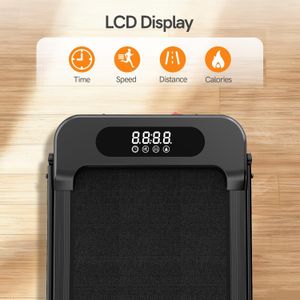 Dskeuzeew Walking Pad Treadmill – 7% Incline, Compact Home Fitness