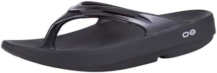 OOFOS OOlala Recovery Sandal, Black