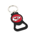 aminco NFL Kansas City Chiefs Bottle Opener Keychain, Team Color, 4 (NFL-BK-702-07-BK)