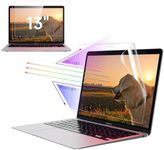 IPROKKO 2 Pack Anti Blue Light Screen Protector for MacBook Air 13 Inch (2018-2021,M1)&MacBook Pro 13In(2016-2022,M1,M2), 13.3" Mac Laptop Anti Glare Matte Light UV Blocker Eye Protective Film