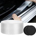 Car Door Entry Edge Guard Car Paint Protection Film, Car Bumper Protector Film Door Sill Protectors Automotive Anti-Collision Film Clear (7CM*10M)