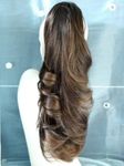 Forever Young UK Dark Medium Brown Mix Clip In Pony Tail Hair Extension