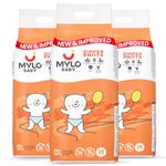 Mylo Baby Diaper Pants Extra Large (XL) Size 12-17 kgs (84 count) Leak Proof | Lightweight | Rash Free | 12 Hours Protection | ADL Technology