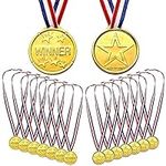 Whaline 20 Pcs Gold Award Medals Wi