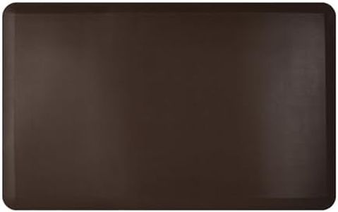 Art3d Tapis Anti-Fatigue – Tapis de Cuisine rembourré de 1,27 cm – Coussin Confortable en Mousse antidérapante pour Bureau Debout, Bureau ou Garage (43,9 x 71,1 cm, Chocolat)