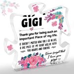 Lodeskee Gifts for Gigi, Thank You Gigi Gifts for Grandma Birthday Gifts for Gigi, Nana, Mimi, Mother's Day Gifts for Grandma Women Granny Gifts from Grandchildren Acrylic Decorative Signs PS06