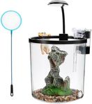 GarveeLife 1.5 Gallon Small Fish Tank, Betta Fish Tank kit with LED Light, Oxygen Generator, Fish Tank Starter Kits for Beta,Goldfish