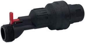 Generic Water Shutoff Device, Black, Plastic, 3/4" GHT Connection, Automatic Shutoff, 100% Mechanical, 10 User-Selectable Settings, Prevents Leaks & Floods, Water Conservation, DIY Installation