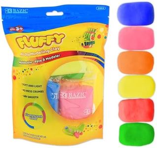BAZIC Products Air Dry Clay 6 Neon Color 3 oz, Light Modeling Dough Art Craft Slime, Non Toxic Gift for Artist Kids Toddler Boys Girls, 24-Pack
