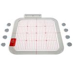 Metal/Magnetic Magnet Hoop for Brother/Babylock Embroidery Machine 9 1/2" x 9 1/2" Square - Brother Dream Machine XV8500D XV8550D Babylock Destiny, Destiny II