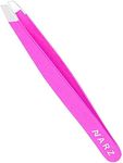NARZ 1Pcs Professional Tweezer for Facial Hair Women & Men Stainless Steel Precision Tweezers for Ingrown Hair Tweezers for Men & Women (Shiny Pink)