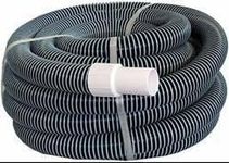 PIKES POOL 30mtrs EVA Heavy Duty In-Ground Pool Vacuum Hose with Swivel Cuff, 98ft x 1.5in Blue Black Swimming Pool PIPE